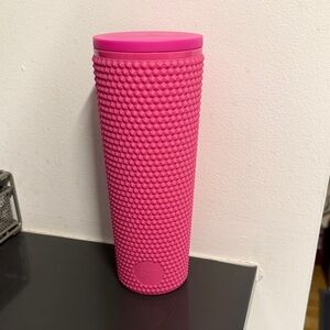 Pink Simply Modern Textured Tumbler